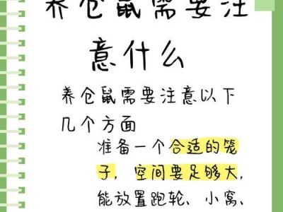 养仓鼠需注意的常见疾病及防治方法（了解仓鼠的常见疾病，呵护宠物健康一生）