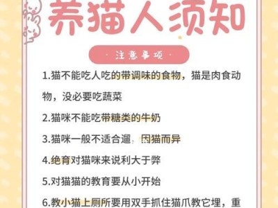 新手养猫必读！幼猫如何喂养？（为你的幼猫提供正确的饮食和护理）