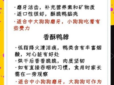 小狗磨牙棒的使用时长及注意事项（培养健康习惯，关注宠物口腔健康）