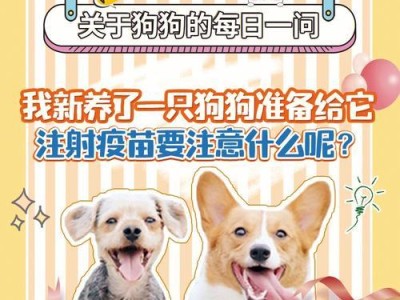 狗狗疫苗接种（了解狗狗疫苗的注射部位与注意事项）