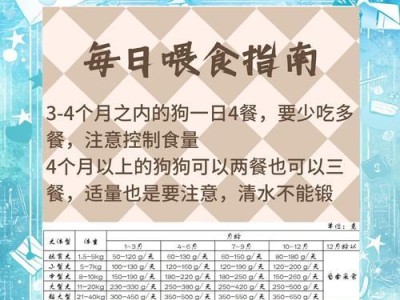 合理喂养杜宾（了解不同阶段的食量需求，健康养育您的杜宾）
