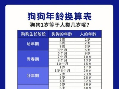 狗狗的年龄与人类相当，你知道吗？（了解狗狗年龄表，揭秘它们的成长秘密）