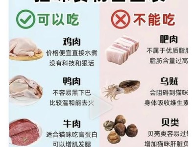 猫咪的饮食禁忌与药物安全（了解猫咪的饮食禁忌和正确使用药物的重要性）